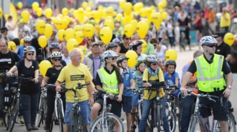 Fahrradparade in Bregenz 2014