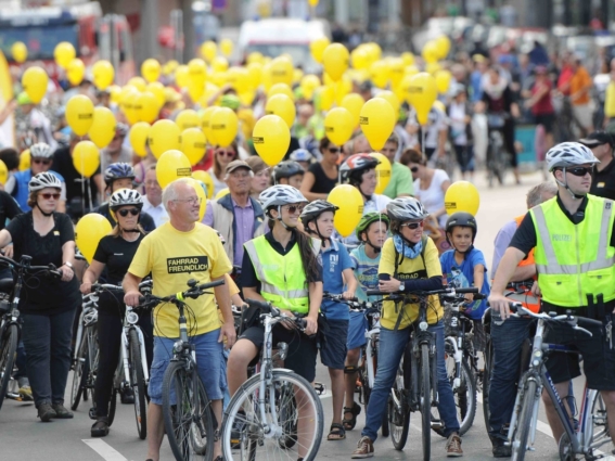 Fahrradparade in Bregenz 2014